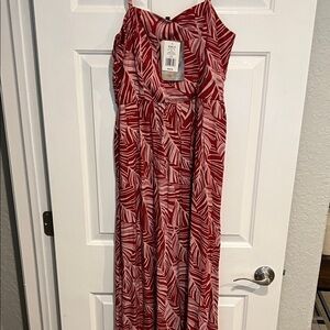 Lily Rose Red and White Patterned Dress